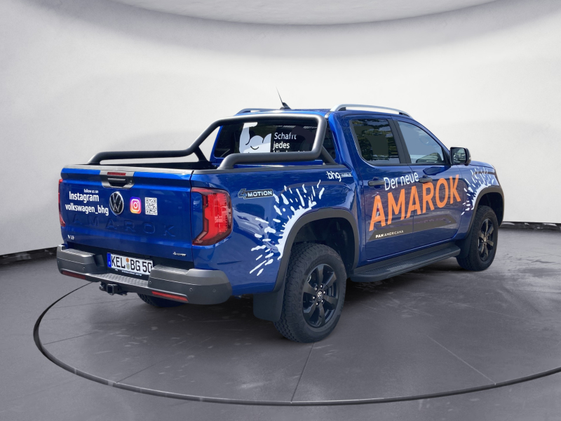 Volkswagen - Amarok PanAmericana DC Motor: 3.0 TDI Getriebe: 10-Gang Automatik 4MOTION erweitert zuschaltbar Radstand: 327 ,